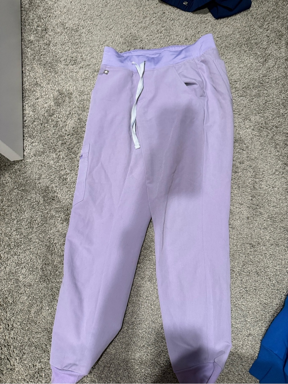 Figs Lavender Drawstring Joggers
